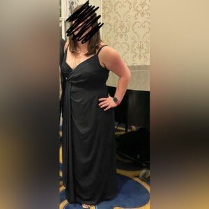 Navy Blue Wedding Guest Dress. Size s16 City Chic. Black tie.